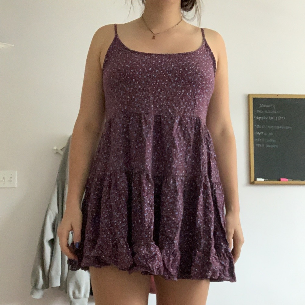 Mini floral dress